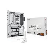 ASUS B650E MAX Gaming WiFi W - Scheda madre AMD B650 AM5 ATX, PCB bianco, DDR5, PCIe 5.0, 3X M.2, Wi-Fi 6E, 2.5Gb LAN, USB 10Gbps Type-C, DisplayPort, HDMI™, BIOS Flashback™, Aura Sync, PC AI avanzato