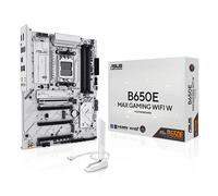ASUS B650E MAX GAMING WIFI W, Scheda Madre AMD ATX, 8+2+1 Fasi Alimentazione, Slot DDR5, PCIe 5.0, 3 slot M.2, Wi-Fi 6E, Realtek 2.5Gb, DisplayPort, HDMI, USB-A e USB-C da 10Gbps, Aura Sync, Bianca