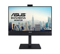 ASUS BE24ECSNK - Monitor per webcam da 24" (23,8" visualizzabile), Full HD, IPS, senza cornice, webcam Full HD, array di microfoni, cancellazione del rumore AI, certificato zoom, esposizione