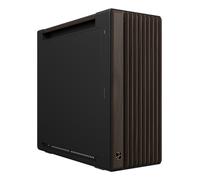 ASUS ProArt PA602 Walnut Wood METAL PWM MODERN BLACK, Case Gaming E-ATX in Legno e Metallo, Ventole da 140 mm e 200 mm, Rilevatore di Polvere IR, Presa d’aria Laterale, 5 Porte USB, Nero