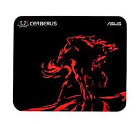 Asus Cerberus - Tappetino per mouse da gioco, colore: Rosso con superficie consistente e gomma antiscivolo