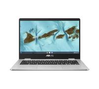 ASUS Chromebook C424 | Display HD antiriflesso da 14" | Intel Celeron N4020 | 8 GB di RAM | 64 GB eMMC | Intel UHD Graphics 600 | ChromeOS | Tastiera QWERTZ | Argento