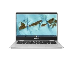 ASUS Chromebook C424 | Schermo Antiriflesso HD da 14" | Intel Celeron N4020 | 8GB RAM | 64GB eMMC | Intel UHD Graphics 600 | ChromeOS | Tastiera QWERTZ | Argento