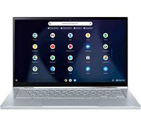 ASUS Chromebook C425 Clamshell Laptop, 14 pollici FHD 4 vie NanoEdge, processore Intel Core m3-8100Y, 8 GB di RAM, 64 GB di memoria eMMC, KB retroilluminato, Argento, Cromato OS, C425TA-DH384
