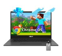 ASUS Chromebook CM1402 - Computer portatile antiriflesso FHD da 14", MediaTek Kompanio 520, 4 GB LPDDR4X, 64 GB eMMC, webcam, WiFi 6, Bluetooth, Chrome OS, Gravity Gray, scheda USB Hotface da 128 GB