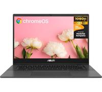 ASUS Chromebook CM1402 - Computer portatile FHD da 14 pollici per aziende, MediaTek Kompanio 520, 4 GB RAM, 64 GB eMMC, scheda micro SD da 256 GB, WiFi 6, webcam, TB 4, durata della batteria fino a 15