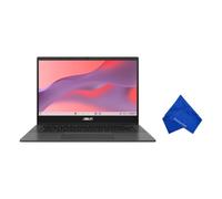 ASUS Chromebook CM1402CM2A-M8186 - Computer portatile FHD da 14", MediaTek Kompanio 520, 4 GB di RAM, 64 GB eMMC, Chrome OS (con panno in microfibra), grigio gravità