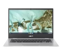 ASUS Chromebook CX1 14" Full HD Notebook Computer, Intel Celeron N4500 1.1GHz, 8GB RAM, 64GB eMMC Flash Memory, Chrome OS, Trasparente Argento