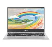 ASUS Chromebook CX1 Laptop, 15,6" FHD (1920 x 1080) Display LED, processore Intel Celeron N4500, 8 GB RAM, 64 GB eMMC, Chrome OS, argento, TWE 64 GB Micro SD Card