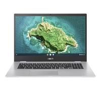 ASUS Chromebook CX1 Laptop | 17,3" HD+ antiriflesso | Intel Celeron N4500 | 8 GB RAM | 128 GB eMMC | Intel UHD Graphics | ChromeOS | Tastiera QWERTZ | Argento trasparente