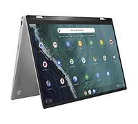 Asus Chromebook Flip C434 2 In 1 Laptop, 14" Touchscreen FHD 4-Way NanoEdge, Intel Core M3-8100Y Processor, 4GB RAM, 64GB eMMC Storage, All-Metal Body, Backlit KB, Silver, Chrome OS, C434TA-DSM4T