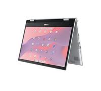 ASUS Chromebook Flip CX1 Convertible Laptop, 14 pollici FHD NanoEdge Touch screen a 360 gradi, processore Intel Celeron N4500, 128 GB di memoria eMMC, 8 GB di RAM, ChromeOS, argento trasparente