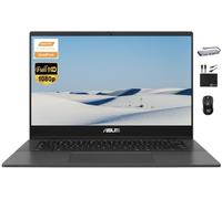 ASUS Chromebook Laptop 2024 più recente, display FHD da 14 pollici, processore MediaTek Kompanio 520 a 8 core, 4 GB di RAM, 128 GB di memoria (64 GB eMMC + scheda da 64 GB), webcam, WiFi 6, batteria