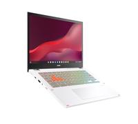ASUS Chromebook Vibe CX34 Flip Cloud Gaming Laptop con stilo, 14" 144 Hz Touch Display (1920x1200), processore Intel® Core™ i5-1235U, SSD 256GB, RAM 8GB, ChromeOS, Bianco perla, CX3401FBA-DH586T-S