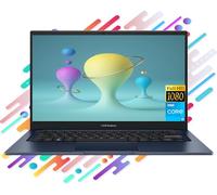 ASUS Computer portatile, display FHD Vivobook da 14", Intel Core i3-1215U, 16 GB RAM 512 GB SSD, webcam, Bluetooth, Wi-Fi 6E, Windows 11 Pro, blu, pronto per studenti universitari e vita lavorativa