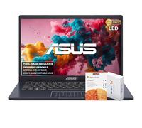 ASUS Computer portatile FHD da 14", processore Intel Celeron N4500, Windows 11 Home, MS Office 365, 4 GB di RAM, 692 GB di memoria (unità esterna da 500 GB + 64 GB eMMC + SSD da 128 GB), con DVD