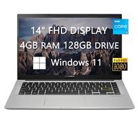 ASUS - Computer portatile Vivobook, display FHD da 14 pollici, processore Intel i3-1005g1 di decima generazione, X413JA- 211.VBWB, 4 GB di RAM, SSD da 128 GB, Windows 11 Home, ricarica rapida, webcam,