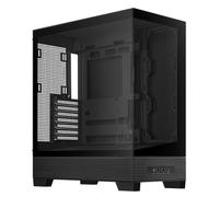 ASUS Custodia da gioco Mid-Tower A31 Black ATX, vetro temperato su entrambi i lati, design senza cornice, connettori nascosti BTF, supporto AIO 360, base angolata a 8°, ARGB Ready, flusso d'aria