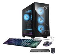 ASUS Desktop da gioco ROG G700, processore Intel Core Ultra 7 265KF, 64 GB DDR5 RAM, 3 TB di memoria (SSD da 2 TB + dock da 1 TB), NVIDIA GeForce RTX 5060 8 GB GDDR7, tastiera e mouse, Wi-Fi 6