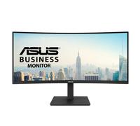 ASUS - Display docking USB-C curvo da 34" (VA34VCPSR) - WQHD (3440 x 1440), curvatura 1500R, senza cornice, USB-C PD 96W, RJ45, hub USB, cura degli occhi, ergonomico, montaggio su