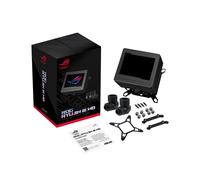 ASUS ROG RYUJIN III WB, Sistema di Raffreddamento ad Acqua, Nero | Cooler con Design ad Anello Aperto, Water Block Asetek con 178 Alette di Micro-Raffreddamento, Schermo LCD da 3,5" a Tema ROG