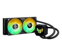 ASUS TUF Gaming LC III 240 ARGB, Dispositivo di Raffreddamento a Liquido All-in-One, Due Ventole ARGB Preinstallate ed Integrate, Tubi da 400 mm, Compatibile con Intel e AMD, Nero