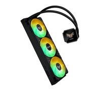ASUS TUF Gaming LC III 360 ARGB LCD, Dispositivo di Raffreddamento a Liquido All-in-One, Tre Ventole ARGB Preinstallate, Display IPS LCD da 2,8, Tubi da 400 mm, Nero