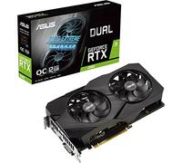 ASUS Doppia scheda grafica GeForce RTX 2060 EVO OC Edition (PCIe 3.0, memoria GDDR6 da 12 GB, HDMI, DisplayPort, DVI-D, ventola Axial-tech, tecnologia 0dB, Auto-Extreme)