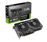 ASUS Dual GeForce RTX™ 4060 EVO OC Edition 8GB GDDR6 (PCIe 4.0, 8GB GDDR6, DLSS 3, HDMI 2.1a, DisplayPort 1.4a, design ventola Axial-tech, tecnologia 0dB, Dual BIOS, tecnologia Auto-Extreme e altro)