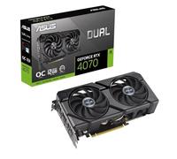 ASUS Dual NVIDIA GeForce RTX 4070 OC Edition Scheda Grafica, 12 GB GDDR6X 192-bit 21 Gbps PCIE 4.0, GPU Tweak III, DUAL-RTX4070-O12G-WHITE