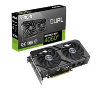 ASUS DUAL NVIDIA GeForce RTX4060 TI EVO OC Edition Scheda Grafica, 8 GB GDDR6 128-bit 18 Gbps PCIE 4.0, GPU Tweak III, DUAL-RTX4060TI-O8G-EVO