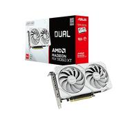 Dual -RX9060XT-16G-WHITE AMD Radeon RX 9060 XT 16 GB GDDR6, Scheda grafica bianco, Radeon RX 9060 XT, 16 GB, GDDR6, PCI Express 5.0, 2 ventola(e)