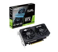 ASUS DUAL RTX3050 V2 OC, Scheda Grafica 8 GB GDDR6 NVIDIA GeForce, Nera | 128-bit 14 Gbps PCIE 4.0, GPU Tweak III, DUAL-RTX3050-O8G-V2