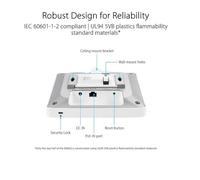 ASUS EBA63 ExpertWiFi AX3000 Dual-band PoE 2402 Mbit/s Bianco Supporto Power over Ethernet (PoE)