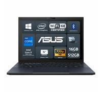 ASUS ExpertBook B3404CVA-Q50011X Intel® Core™ i7 i7-1355U Computer portatile 35,6 cm (14") WUXGA 16 GB DDR5-SDRAM 512 GB SSD Wi-Fi 6E (802.11ax) Windows 11 Pro Nero