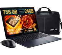 ASUS ExpertBook B3 G2, Ryzen AI 7, 24GB RAM, 756GB SSD, 16" Alluminio | Scocca 100% Alluminio • Win 11 Pro • Mouse USB + Borsa ASUS originali • Lic. Antivirus K in omaggio • Tastierino Numerico