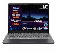 ASUS ExpertBook B3 Notebook Professionale, Intel Core Ultra 5 225H, 16GB RAM, 512GB SSD NVMe, 14" WUXGA, Windows 11 Pro, Wi-Fi 6E, Tastiera Retroilluminata, Fingerprint, Grigio, Garanzia 24 Mesi