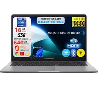 ASUS ExpertBook P1 (P1503), Intel i5-13420H, 16GB RAM DDR5, 640Gb (128Gb+512Gb) NVMe SSD, 15.6" Full HD 1920x1080, Intel UHD Graphics, Windows 11 Pro - Office 2021 - Pronto All'Uso