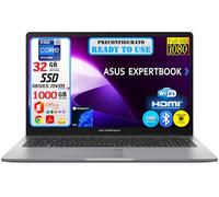 ASUS ExpertBook P1 (P1503), Intel i5-13420H, 32GB RAM DDR5, 1TB (1000GB) NVMe SSD, 15.6" Full HD 1920x1080, Intel UHD Graphics, Windows 11 Pro - Office 2021 - Pronto All'Uso