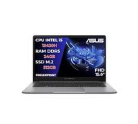 ASUS EXPERTBOOK P1 Pc Portatile, Notebook i5 13420H, 24 RAM DDR5, 512GB SSD PCIex 4.0, DISPLAY 15,6" FHD, Computer Portatile, Laptop con Fingerprint, Win 11 Pro, Layout Italiano - Pronto all'uso