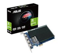 Asus GeForce GT 730 Scheda Grafica, 2 GB GDDR5, PCIe 2.0, 4 HDMI 1.4b, OpenGL 4.6, Supporta Fino a 4 Monitor, Massima Risoluzione 3840x2160, PSU Consigliata 300W, GPU Tweak II, Blue