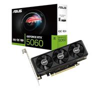 ASUS GeForce RTX5060 OC Edition, Scheda Grafica NVIDIA 8 GB GDDR7, 128 bit, PCIe 5.0, 2 HDMI 2.1, 1 DisplayPort 2.1, Tre Ventole Assiali, Software GPU Tweak III, Nera, RTX5060-O8G-LP-BRK