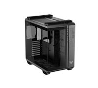 ASUS TUF GAMING GT502 HORIZON TG ARGB BLACK,Chassis a Doppia Camera con Design Panoramico e Pannello in Vetro, 4 Ventole ARGB Preinstallate, Porta USB-C ad Alta Velocità,Montabile senza Attrezzi, Nero