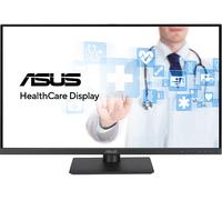 ASUS HA2741A HealthCare, Monitor da 27" Quad HD WLED/IPS (2560 x 1440), Antiriflesso, Auto Calibrazione, Trattamente Antibatterico di Fabbrica, USB-C, HDMI, DisplayPort, Supporto Ergonomico, Nero