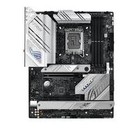ASUS ROG Strix B760-A Gaming WIFI Scheda madre Intel LGA1700 ATX, 12 + 1 fasi d’alimentazione, DDR5, PCIe 5.0, 3 slot M.2, WIFI &E, USB 3.2 Gen 2 Type-C, Aura Sync RGB, Bianco