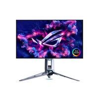 ASUS ROG Swift OLED PG27AQWP-W, Monitor da Gioco da 26,5" WOLED (2560x1440), TrueBlack Glossy, Dual-Mode (Refresh Rate da 540Hz a 720Hz), 0,02ms (GTG), Compatibile conG-SYNC, DisplayPort 2.1, Argento