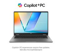ASUS - NB ASUS Vivobook Flip Copilot+PC TP3407SA-QL011W 14' OLED TOUCH INTEL CORE ULTRA 5 226V 16GB ON BOARD SSD512GB W11 - SPEDIZIONE GRATUITA