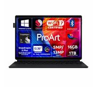 ASUS ProArt PZ13 HT5306QA-LX004WS laptop Qualcomm Snapdragon X1-P42-100 Computer portatile 33,8 cm (13.3") Touch screen 3K 16 GB LPDDR5x-SDRAM 1 TB SSD Wi-Fi 7 (802.11be) Windows 11 Home Nero