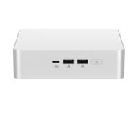 ASUS NUC 15 Pro+ Barebones Mini PC con Intel Series 2 Core Ultra 5 225H, fino a 96 GB di RAM DDR5, Dual Storage, Thunderbolt™ 4, Wi-Fi 7 e Bluetooth 5.4, telaio in alluminio argentato senza attrezzi