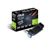 ASUS NVIDIA GeForce GT 730, Scheda Grafica, 2GB GDDR5, PCIe 2.0, HDMI, DVI, D-Sub, Supporta Fino a 3 Monitor, Design a due Slot, Ridotto Consumo Energetico, GPU Tweak II, Blu/Nero